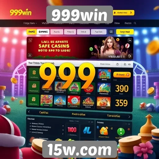 Exploração da interface do usuário do site 999win